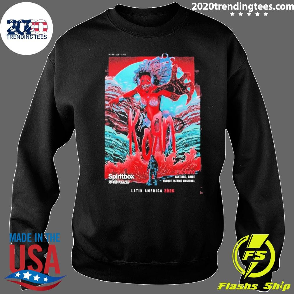 KoRn Santiago Chile Event On May 8 2026 Latin America Shirt