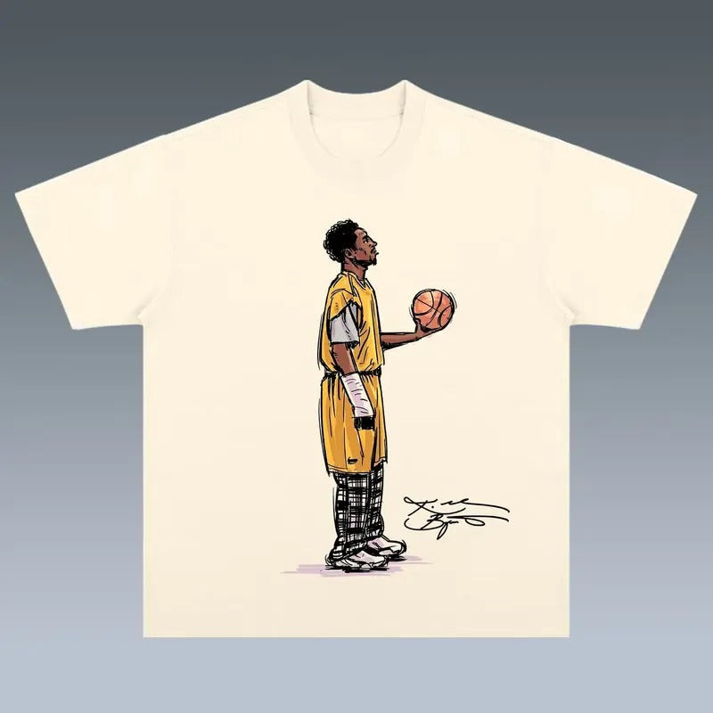 Kobe Bryan T-shirt Vintage Inspirational Basketball Graphic Tee Shirt for Men Womenstyle{n002}2 Hoodie Sweatshirt