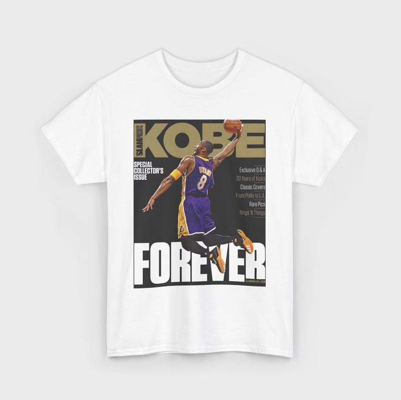 Kobe Bryant Forever Shirt Black Mamba Tee Basketball Sport Tee Vintage American La Basketball Bootleg Gift Cotton Tee...