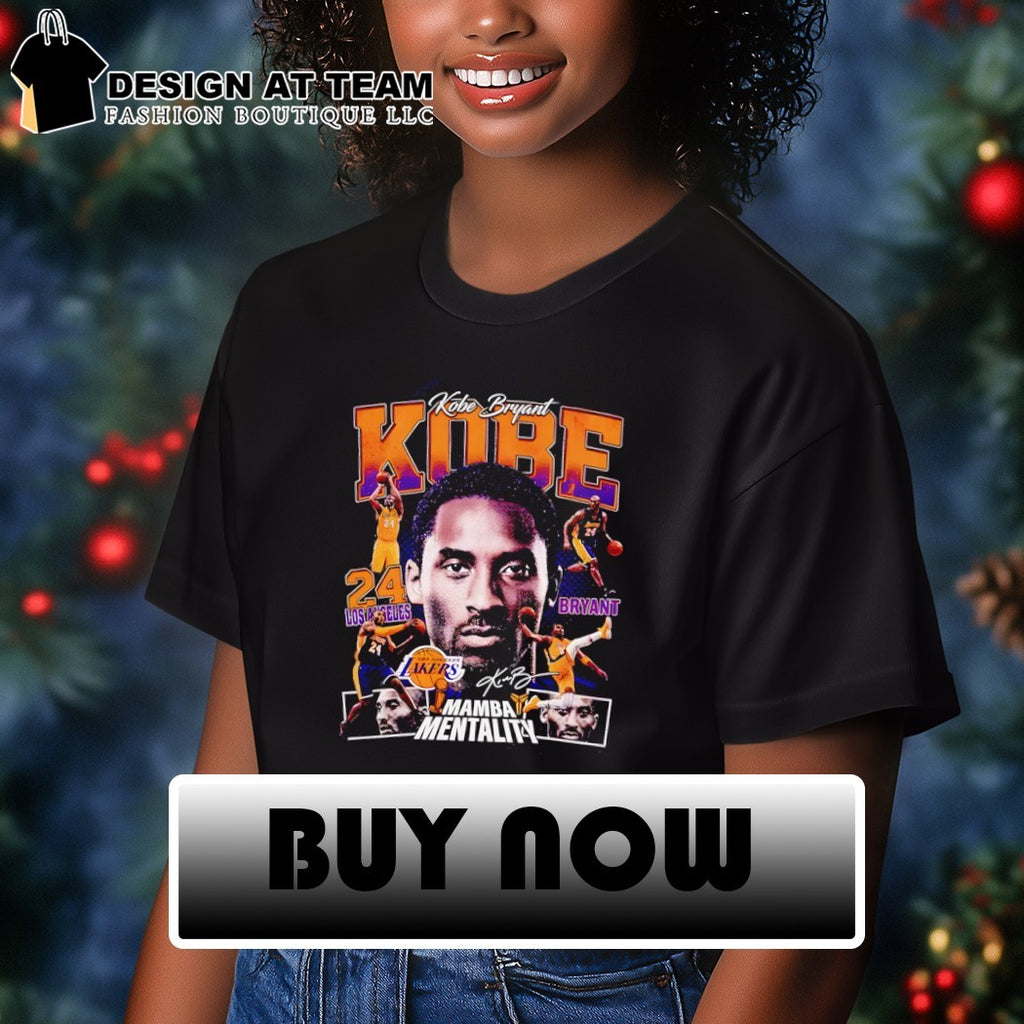 Kobe Bryant Mamba Mentality 24 Los Angeles Lakers Basketball signature shirt