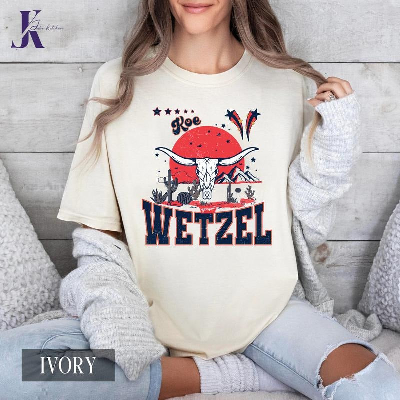 Koe Wetzel Bullhead Cowboy Comfort Colors T-Shirt, Hoodie Sweatshirt | PrintMintTees.com