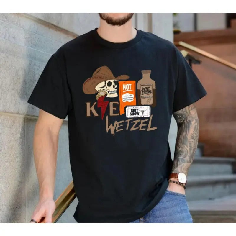 Koee Shirt Wetzel, Crazy Music Graphic Tee, High Road Tee, I Don't Need A Ticket To Your Shiit Show, Unisex Short Sleeve...