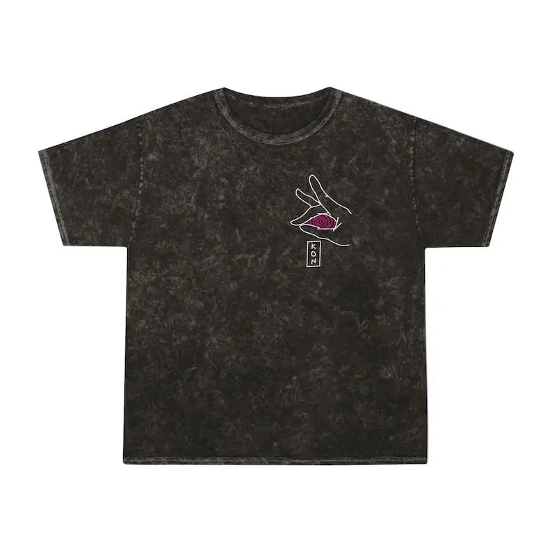 Kon Fox Shirt - Dyenomite Mineral Wash Vintage T-Shirt, Japanese Kitsune Mask, Devil Spirit Fox, Distressed Anime Tee,...