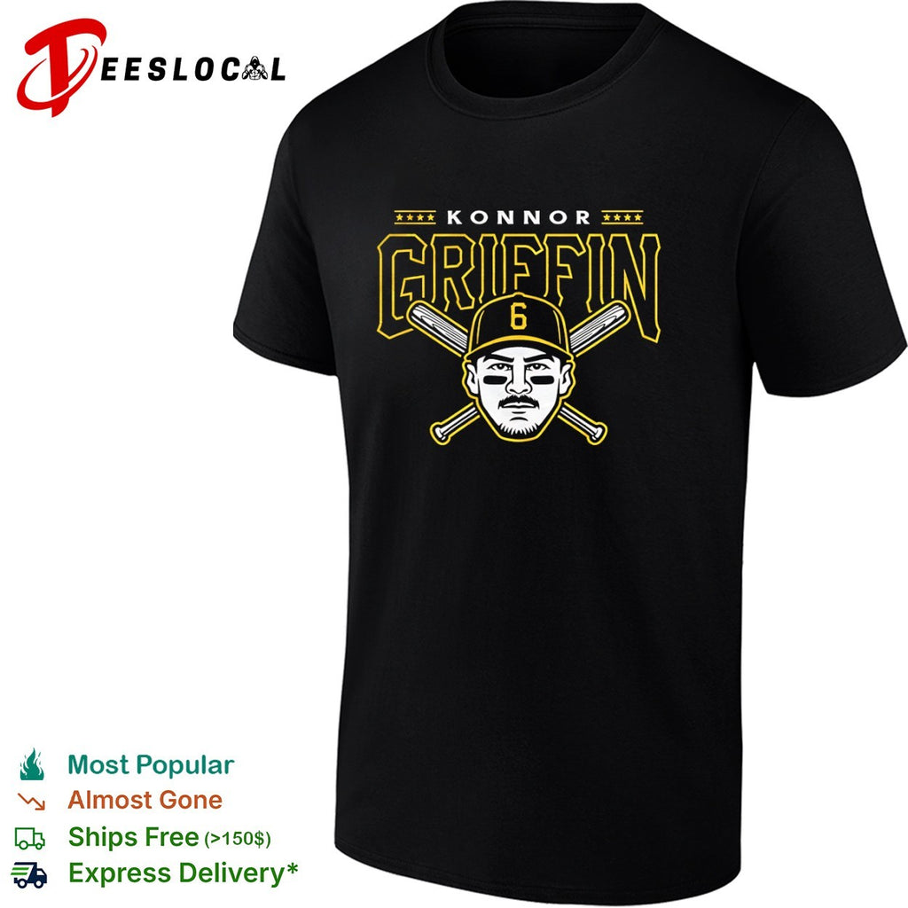 Konnor Griffin Pittsburgh Pirates MLB Baseball Prospect Team Logo shirt
