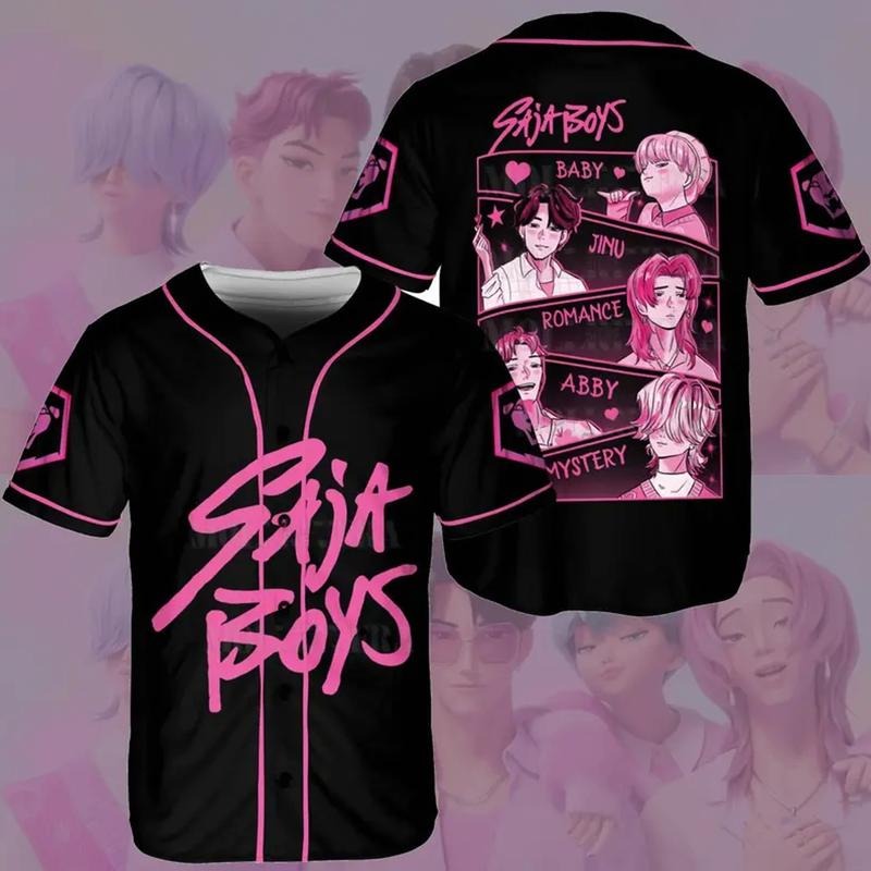 Kpop Demon Hunter Saja Boys Baseball Jersey, Saja Boys Fan Gifts, Kpop Demon Hunters Shirt, Demon Hunters Merch, Kpop...