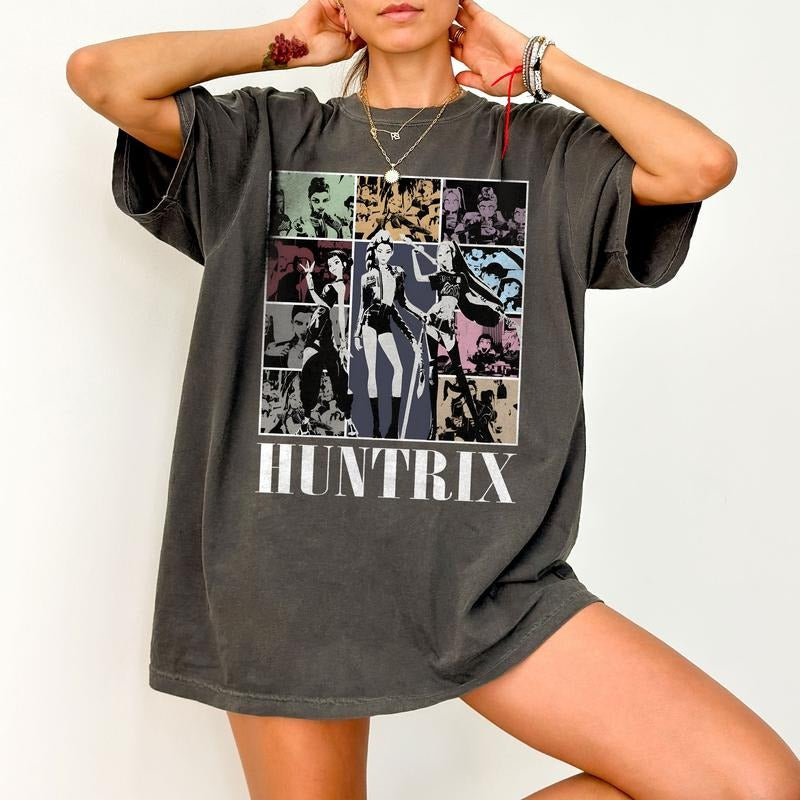 Kpop Demon Hunters Shirt, Huntrix Girl T-Shirt, Kpop idol group Shirt, Mira Rumi Joey Shirt, Demon Hunter Merch, Gift for...
