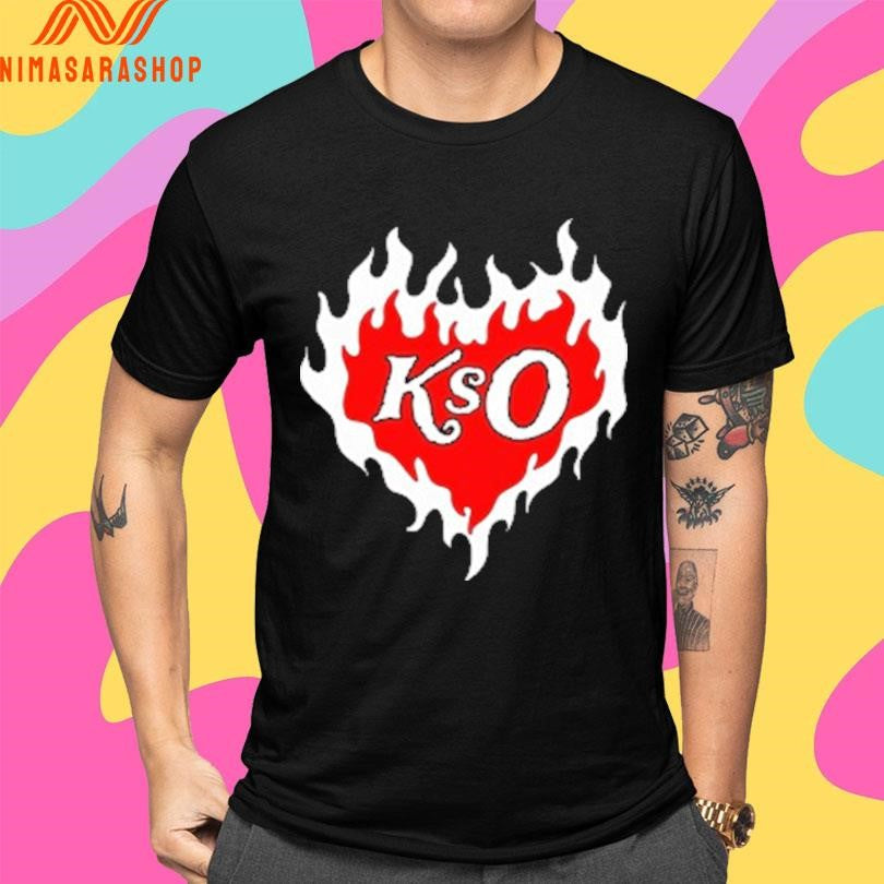 Kso Heart Fiery Shirts