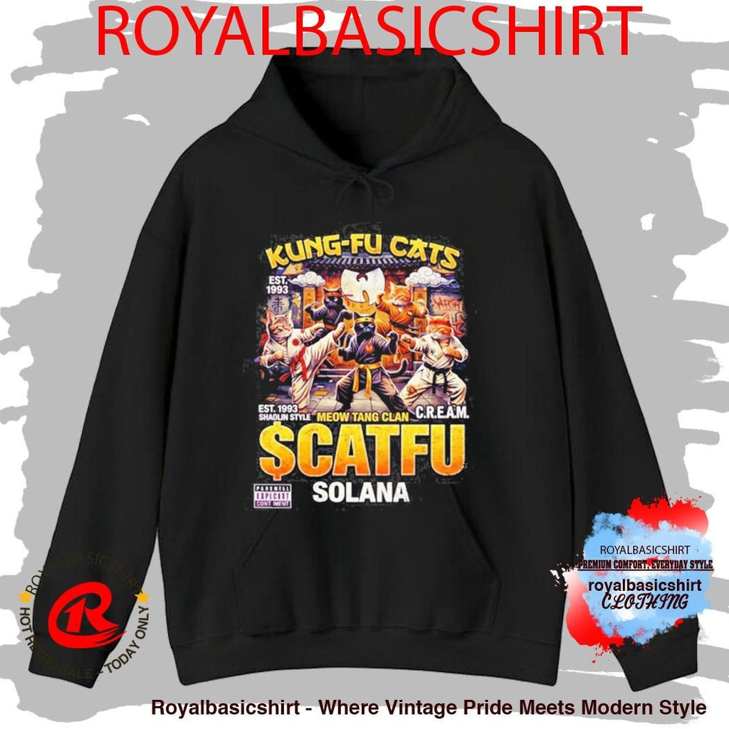 Kung-fu Cats Meow Tang Clan Catfu Solana T-shirt