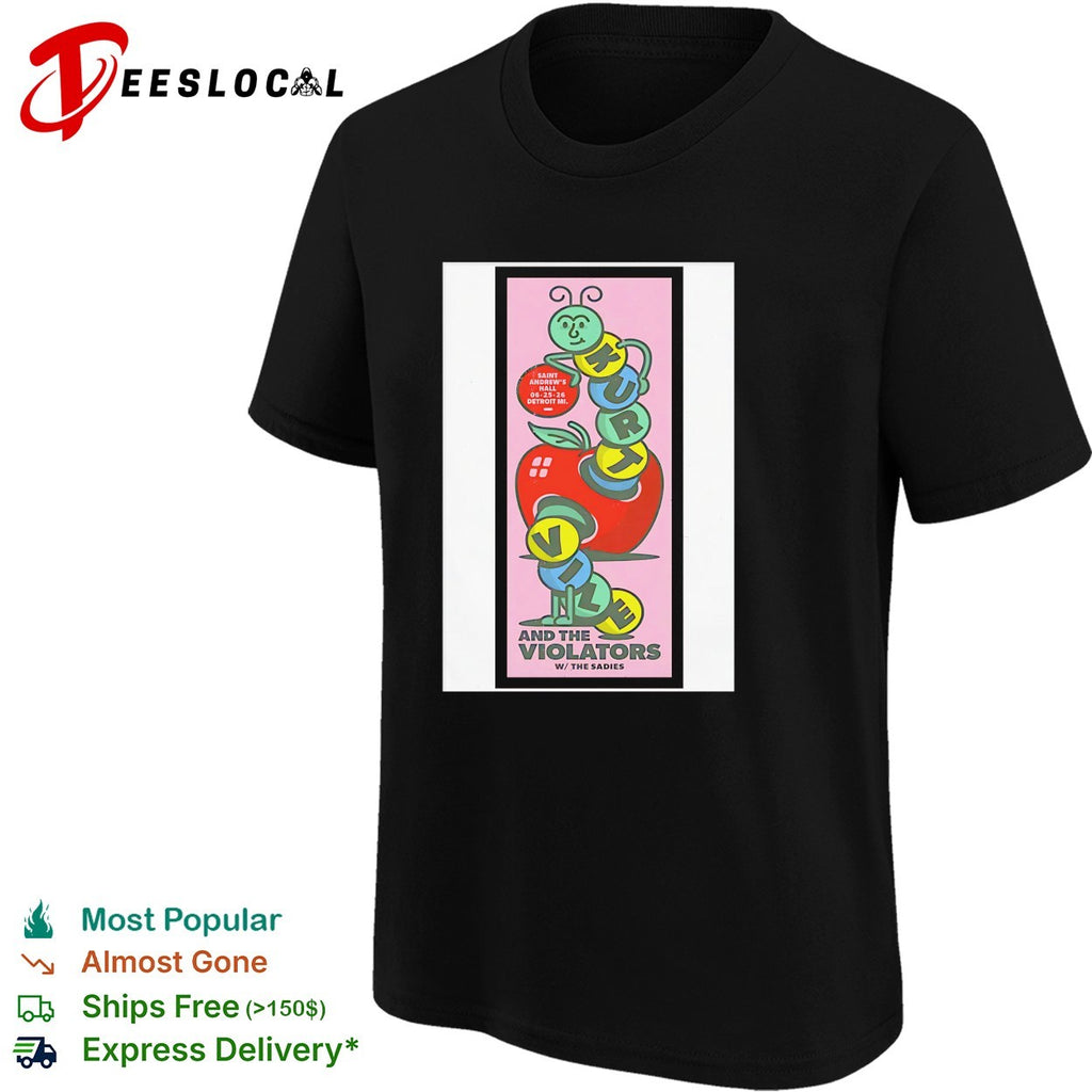 Kurt Vile and the Violators Saint Andrew’s Hall concert poster shirt