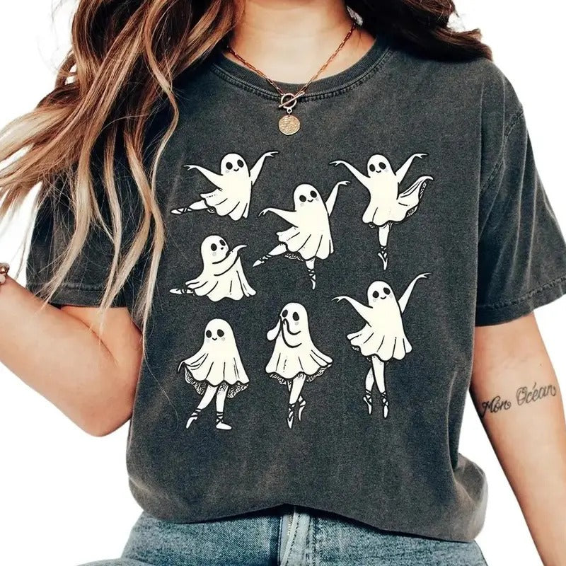 Kute Ballet Ghost Shirt, Ballet Dancer, Spooky Dance Teacher Shirt, Spooky Dance Teacher Gift, Halloween Gift, Funny...