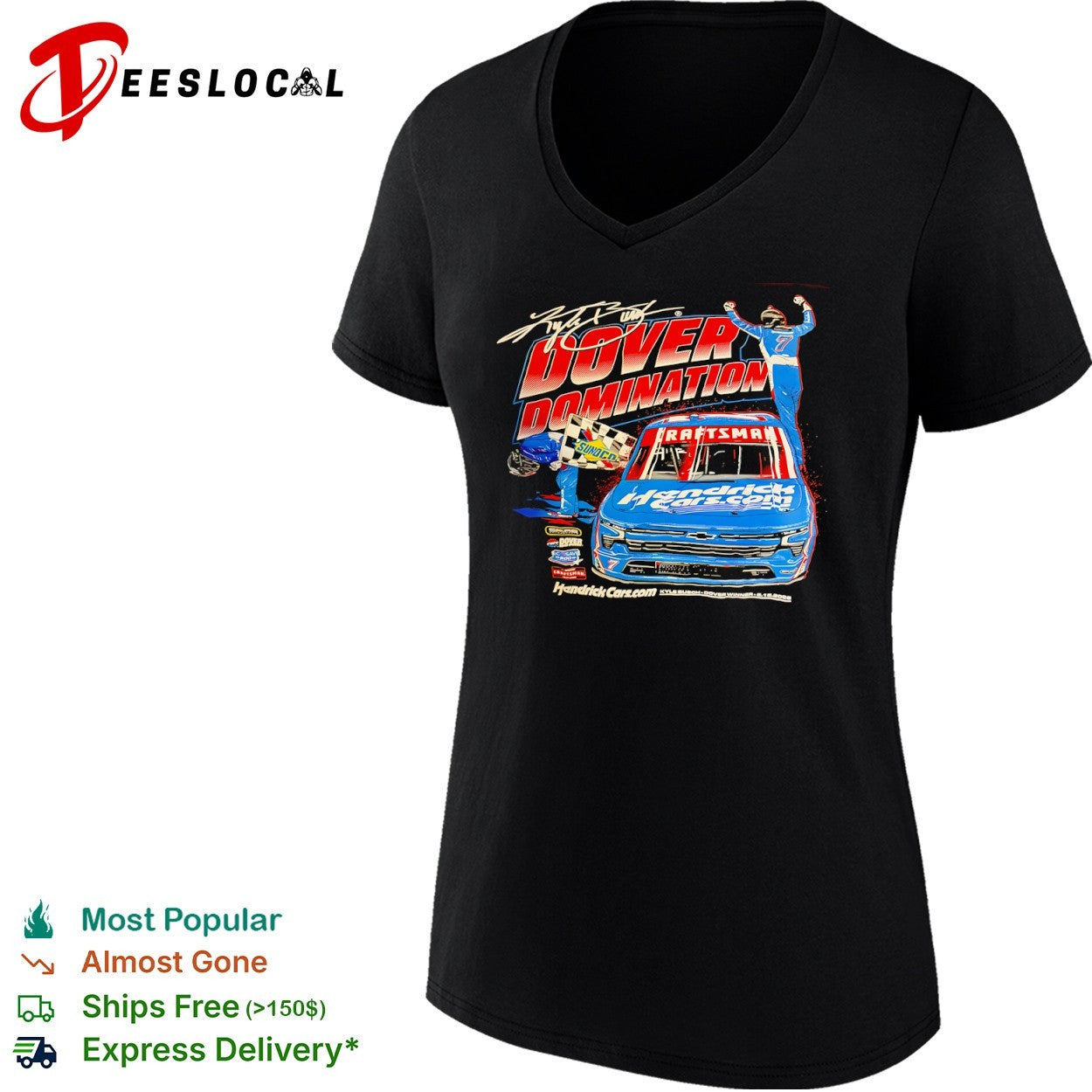 Kyle Busch Hendrick Motorsports NASCAR Dover Domination 5 15 2026 shirt