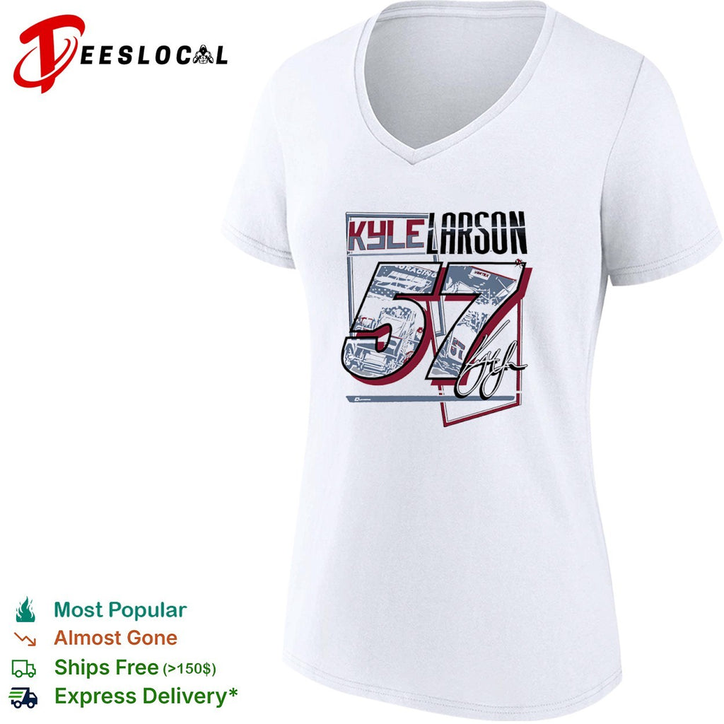 Kyle Larson sprint car 57 signature racing shirt