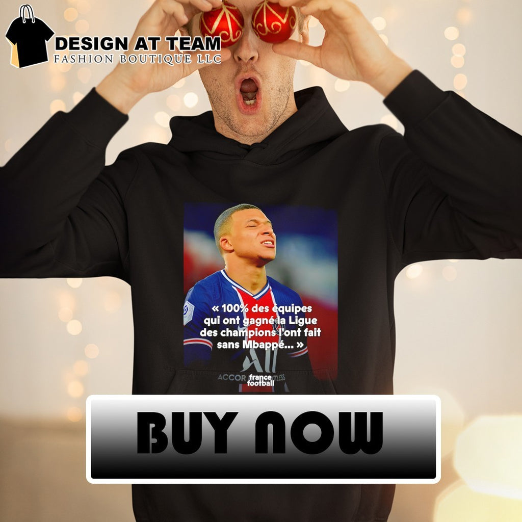 Kylian Mbappe Paris Saint Germain jersey 100_ des equipes qui ont gagne la Ligue shirt
