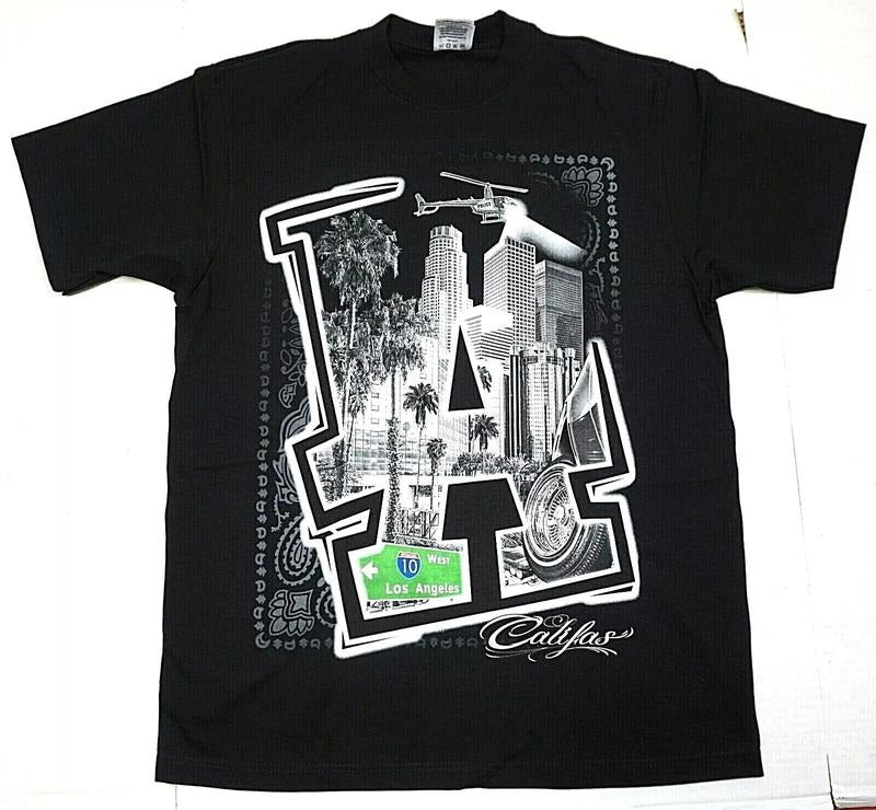 L0s A.ngeles City T-shirt LA California Califas Urban Cotton Streetwear Tshirt Hoodie Sweatshirt | PrintMintTees.com