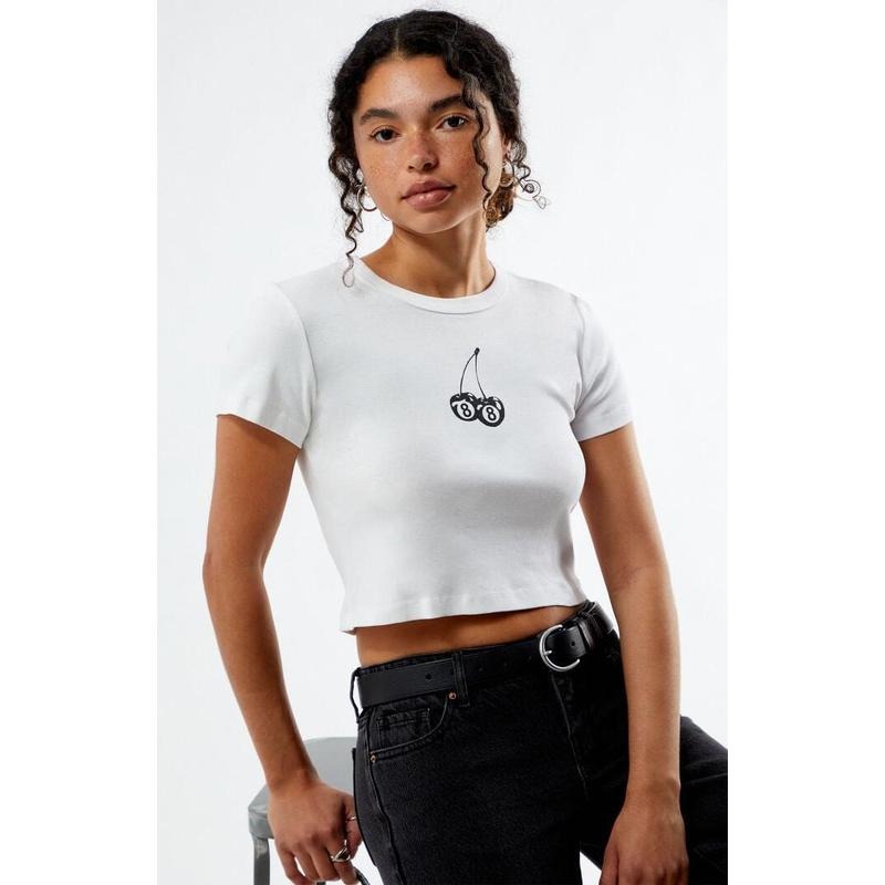 PS / LA Women's Cherry Pool Ball Baby T-Shirt Hoodie, Sweatshirt | PrintMintTees.com