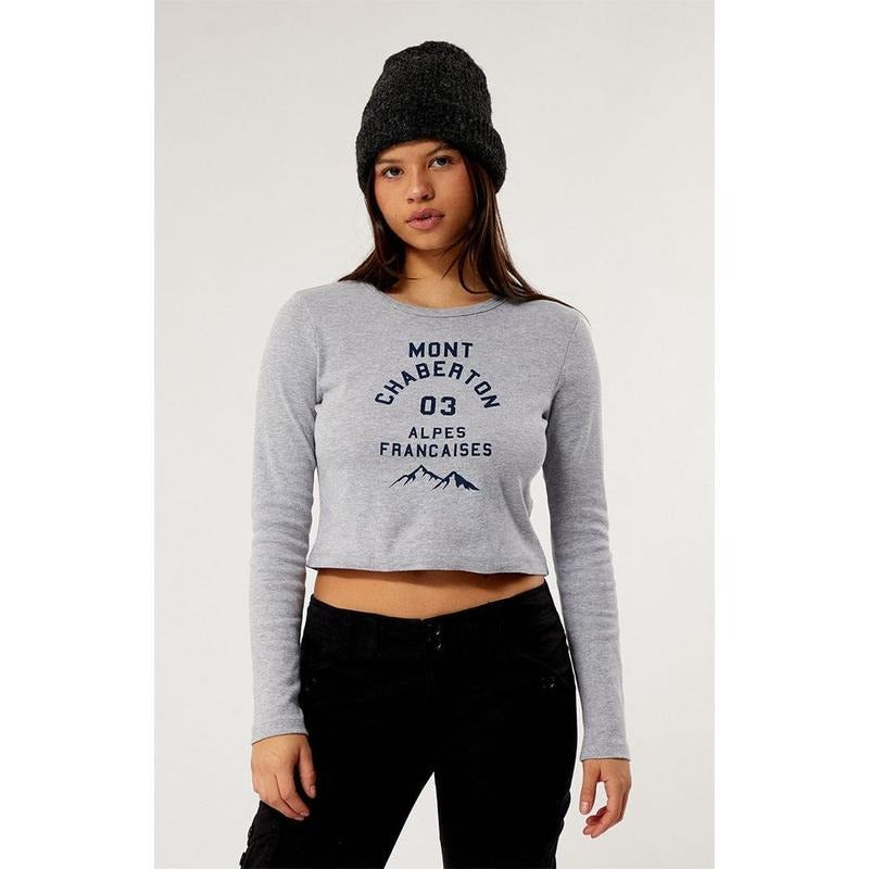PS / LA Women's Mont Chaberton Long Sleeve T-Shirt Hoodie Sweatshirt | PrintMintTees.com