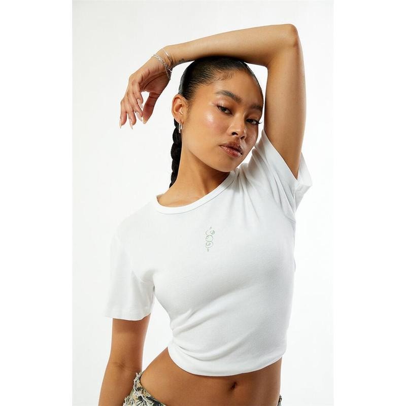 PS / LA Women's Olive Skimmer T-Shirt Hoodie Sweatshirt | PrintMintTees.com