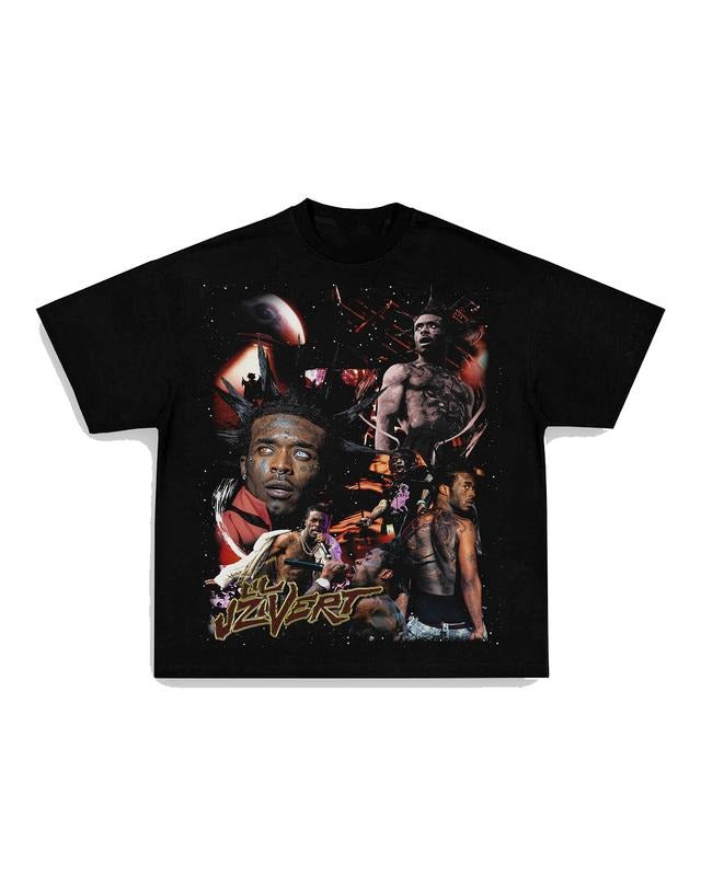 LIL UZI VERT TEE Print Short Sleeve T-Shirt Casual Menswear Top Underwear Man Tshirt Streetwear Shortsleeve Tropical...