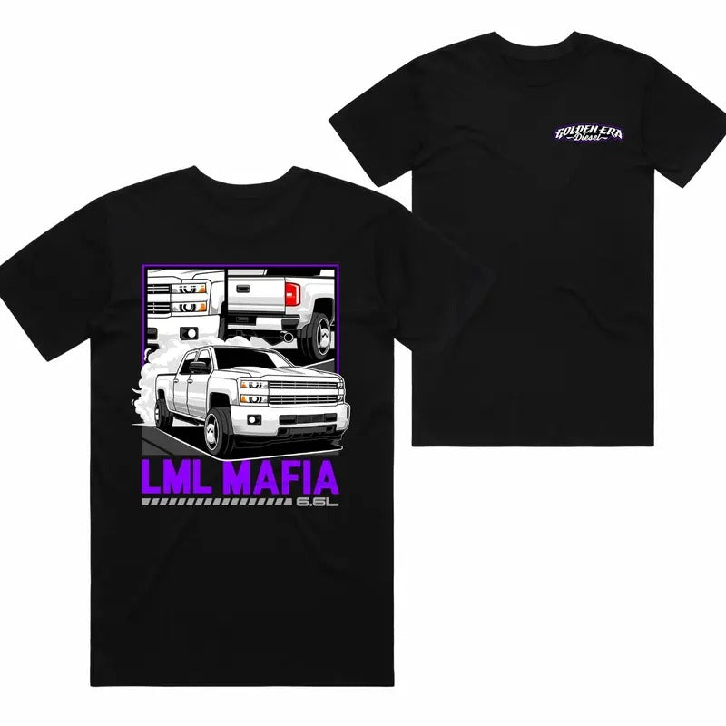 LML Mafia Purple Graphic Tee