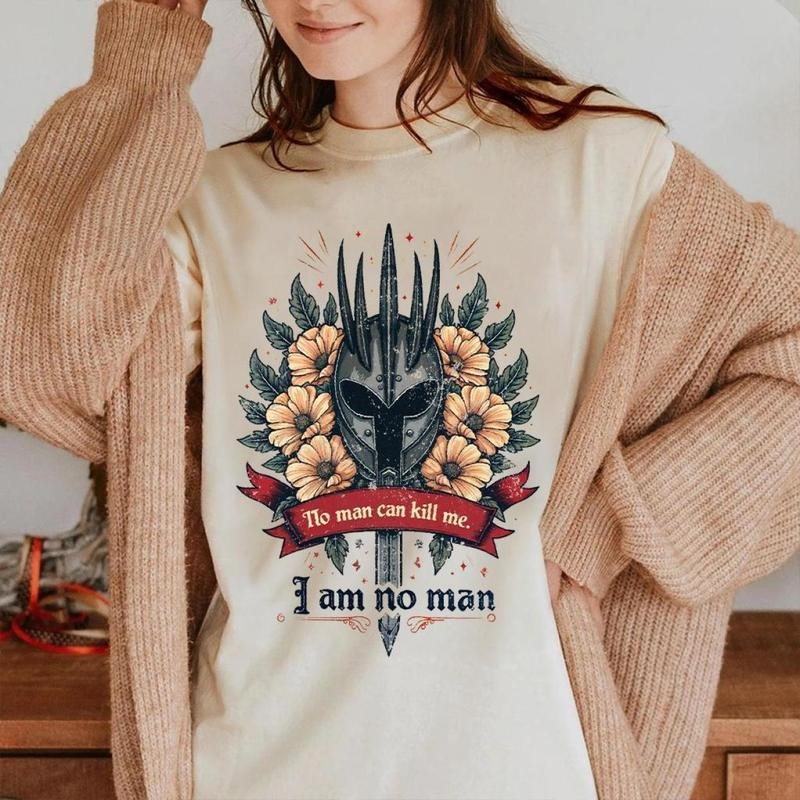 LOTR I Am No Man Fantasy Reader Shirt Ring Lord Shirt Ring Book Shirt Book Lover Bookish T-Shirts, Hoodie, Sweatshirt