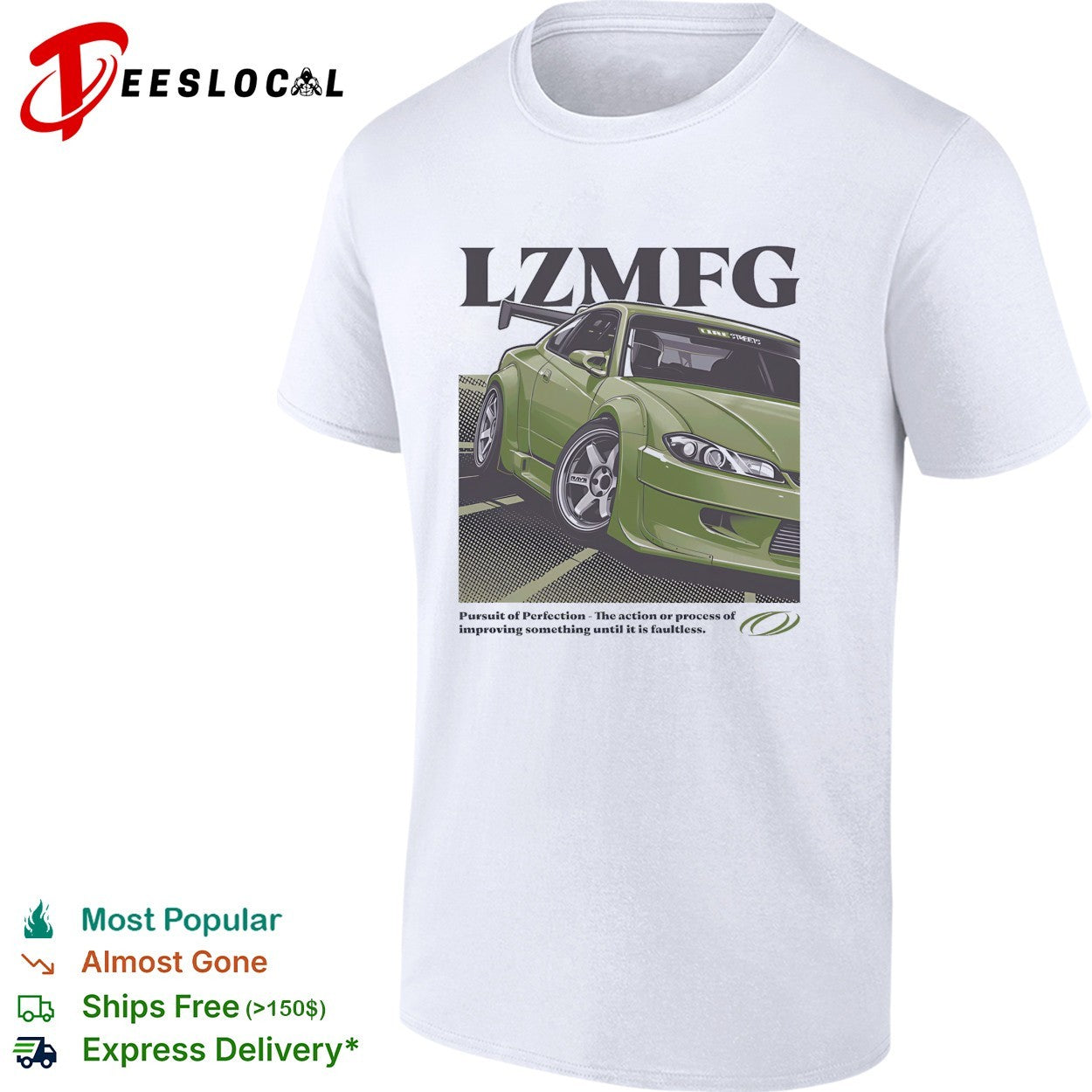 LZMFG Nissan Silvia green shirt