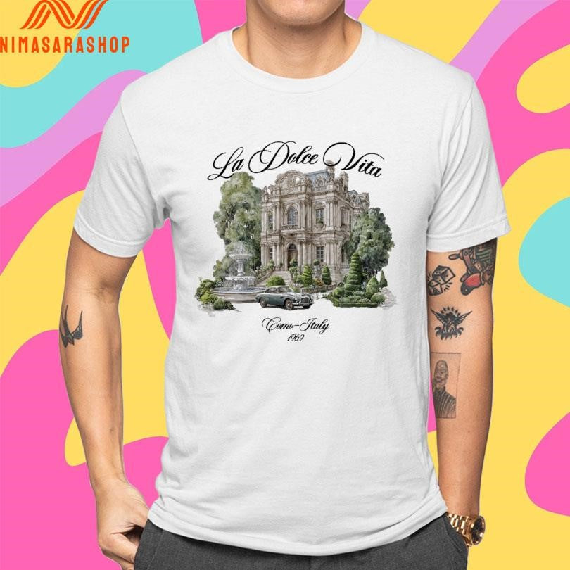 La Dolce Vita Como Italy 1969 Shirts