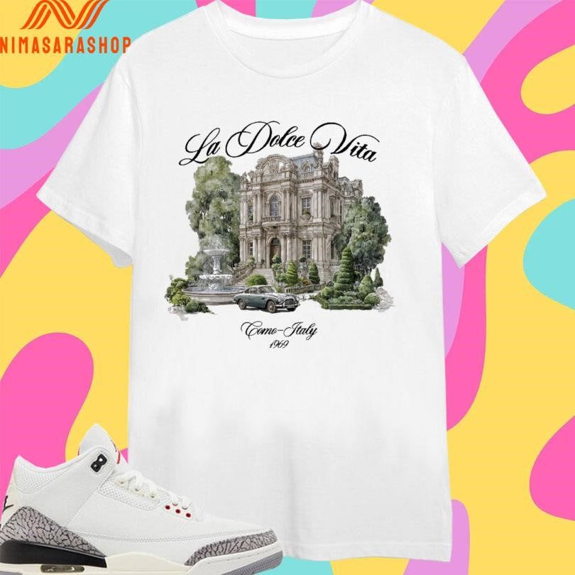 La Dolce Vita Como Italy 1969 Shirts