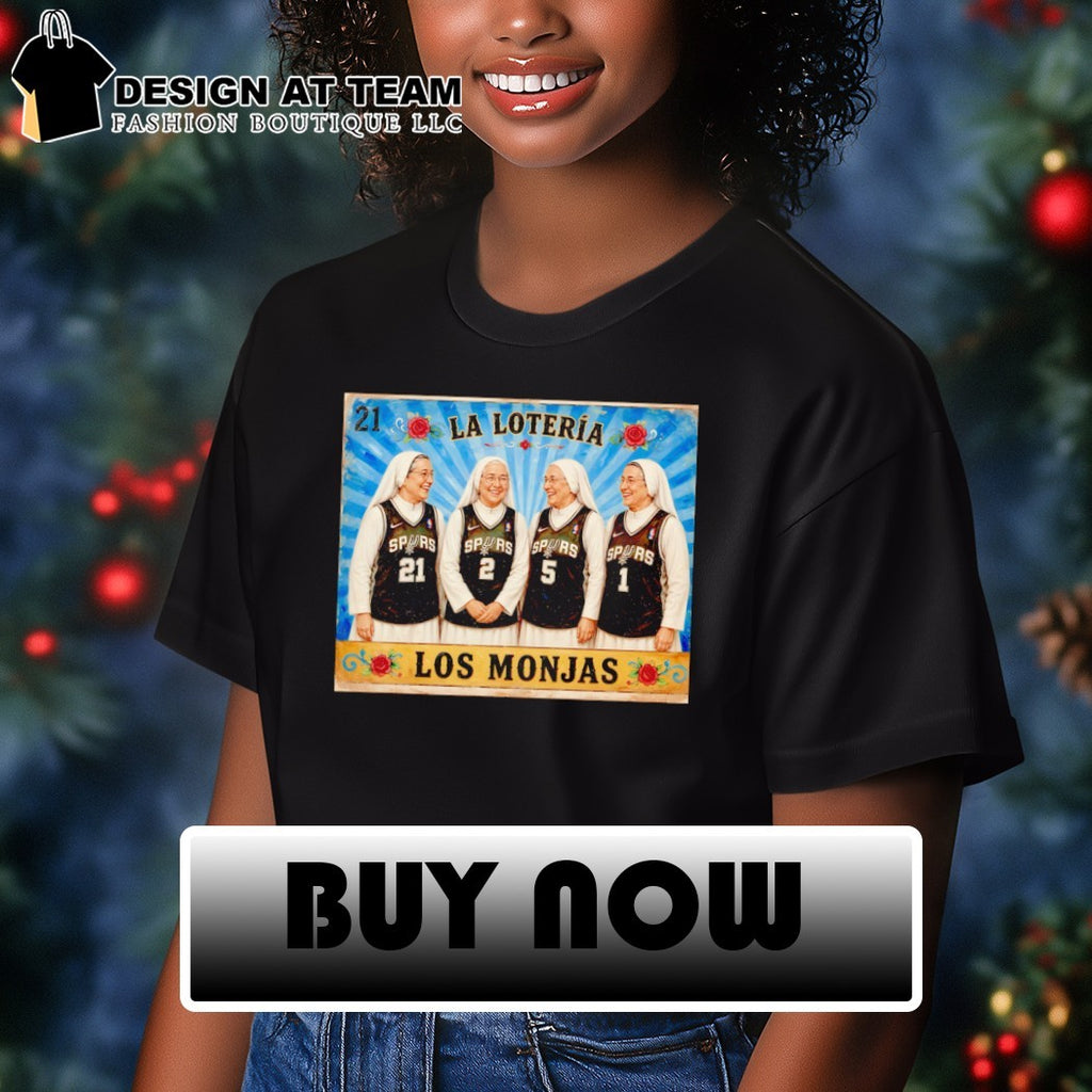 La Lotería Spurs Nuns Stephon Wembanyama Dylan Harper Duncan NBA San Antonio Spurs Basketball shirt