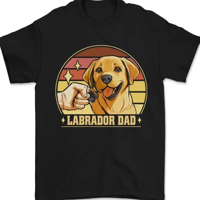 Labrador Dad Funny Fathers Day Dog Mens T-Shirt Hoodie Sweatshirt | PrintMintTees.com