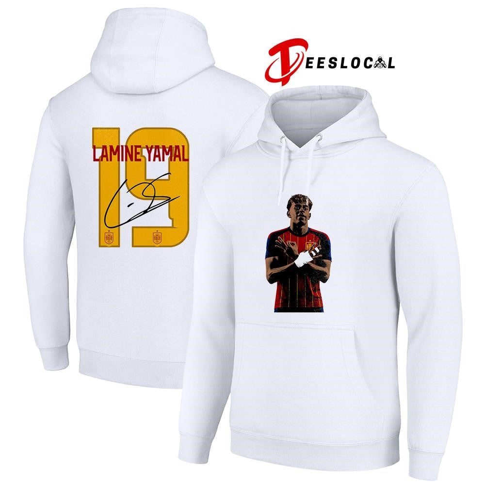 Lamine Yamal World Cup name and number signature shirt