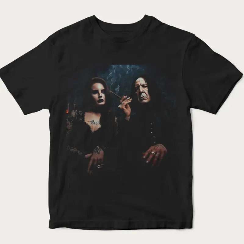 Lana hanging out with Severus Snape Vintage T-Shirt, Funny Tee, VINTAGE Music T-Shirt, Dog Bootleg Rap Tee, Retro 90s...