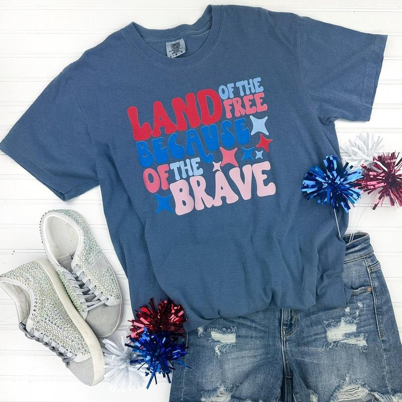 Land Free Comfort Colors T-Shirts, Hoodie, Sweatshirt