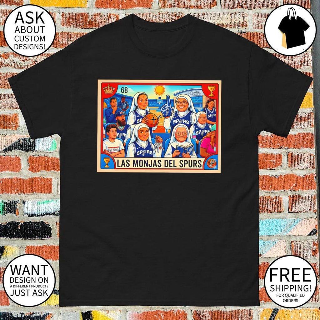Las Monjas Del Spurs San Antonio Spurs Basketball Graphic shirt