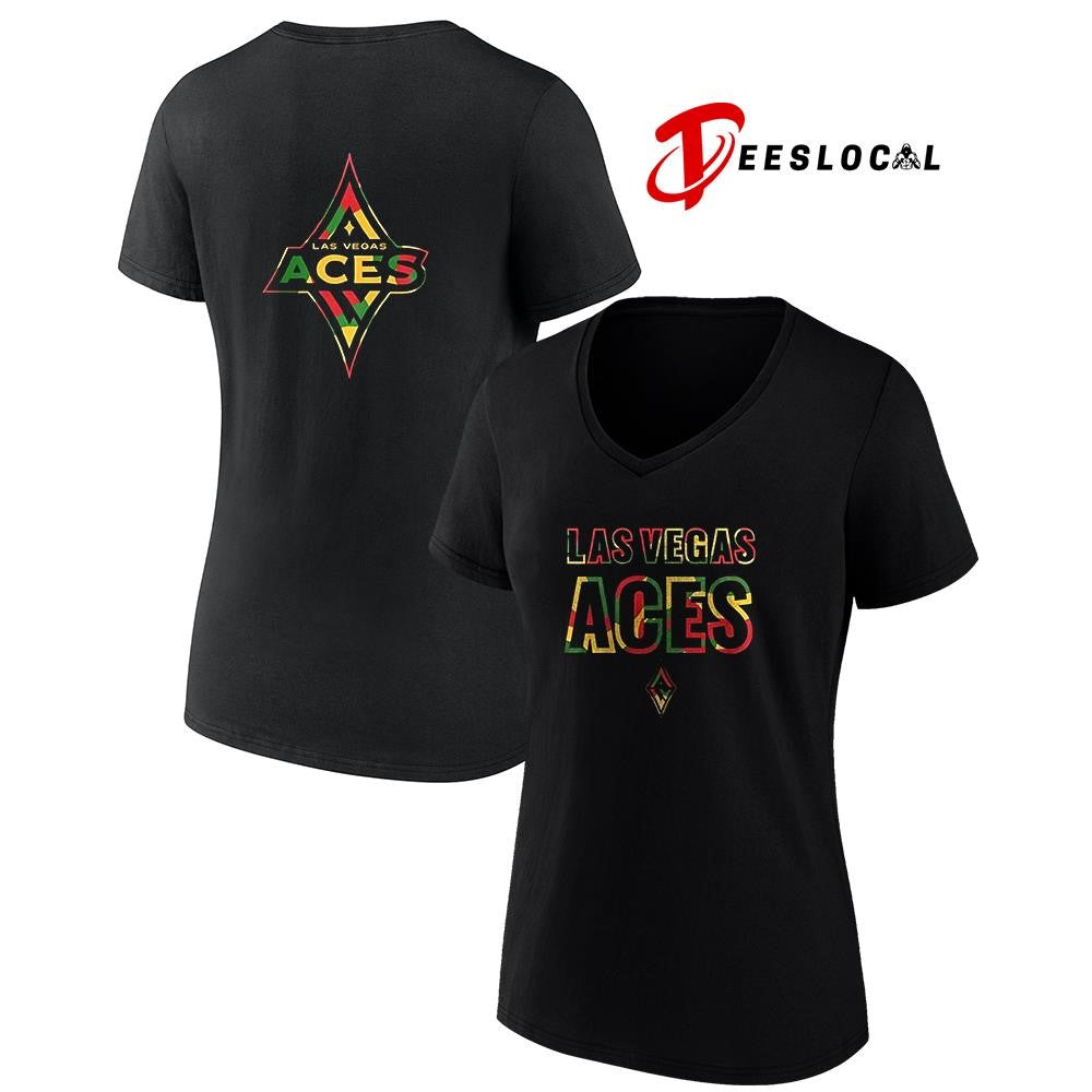 Las Vegas Aces Juneteenth logo shirt