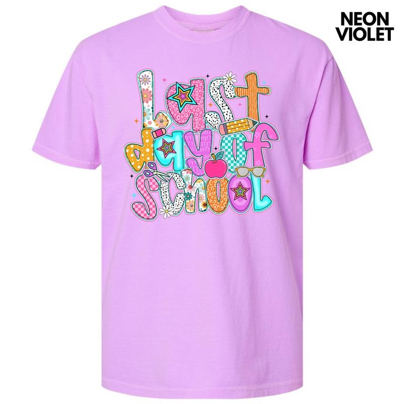 Last Day Of School Comfort Colors T-Shirt 'NLB' Hoodie Sweatshirt | PrintMintTees.com