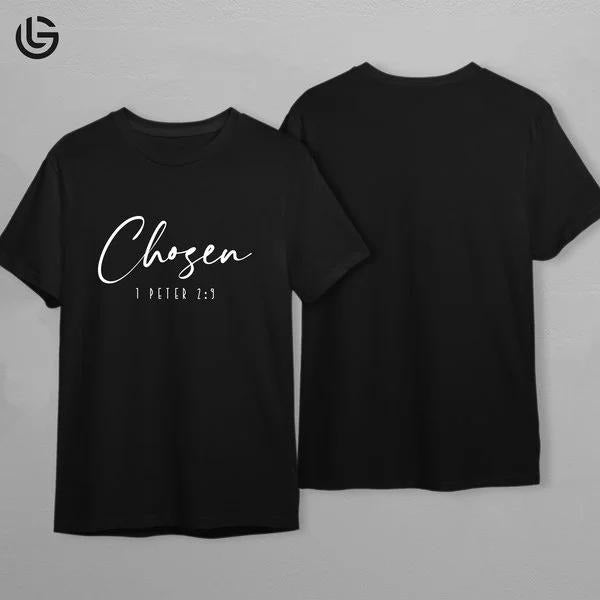 Latarshia Grant Store Chosen 1 Peter 2:9 T-Shirt, Christian Faith Tee, Bible Verse Shirt, Religious Gift For Believers,...