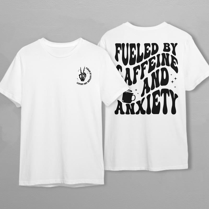 Latarshia Grant Store Fueled by Caffeine and Anxiety Everyday Wear T-Shirt  Top Womenswear Hoodie Sweatshirt
