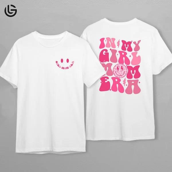 Latarshia Grant Store In My Girl Mom Era Graphic T-Shirt Motherhood Aesthetic Gift For Mama And Baby Shower Hoodie Sweatshirt