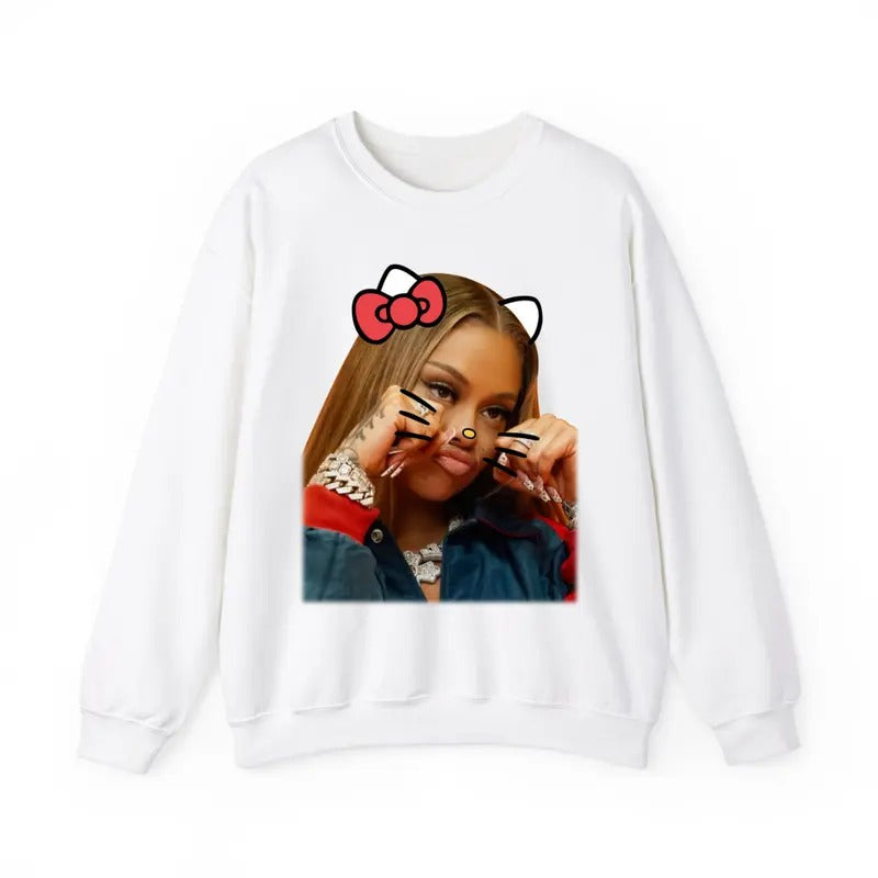 Lattooo Kitty Cute SWEATSHIRT Rap Concert Hip Hop Shirt, Gift For Fans Hoodie | PrintMintTees.com