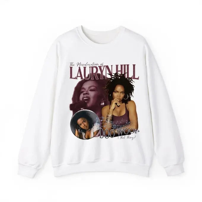 Lauryn Hill T-Shirt Match Burgundy Shirt Music T-shirt Hoodie Sweatshirt | PrintMintTees.com