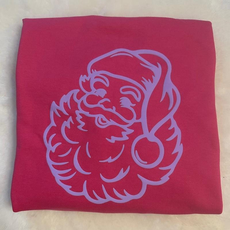 Lavender Puff Santa Claus T-Shirts, Hoodie, Sweatshirt