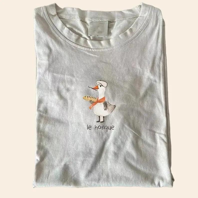 Le Honque Goose Shirt Him Her Menswear Streetwear Top Gildan T-Shirts, Hoodie, Sweatshirt