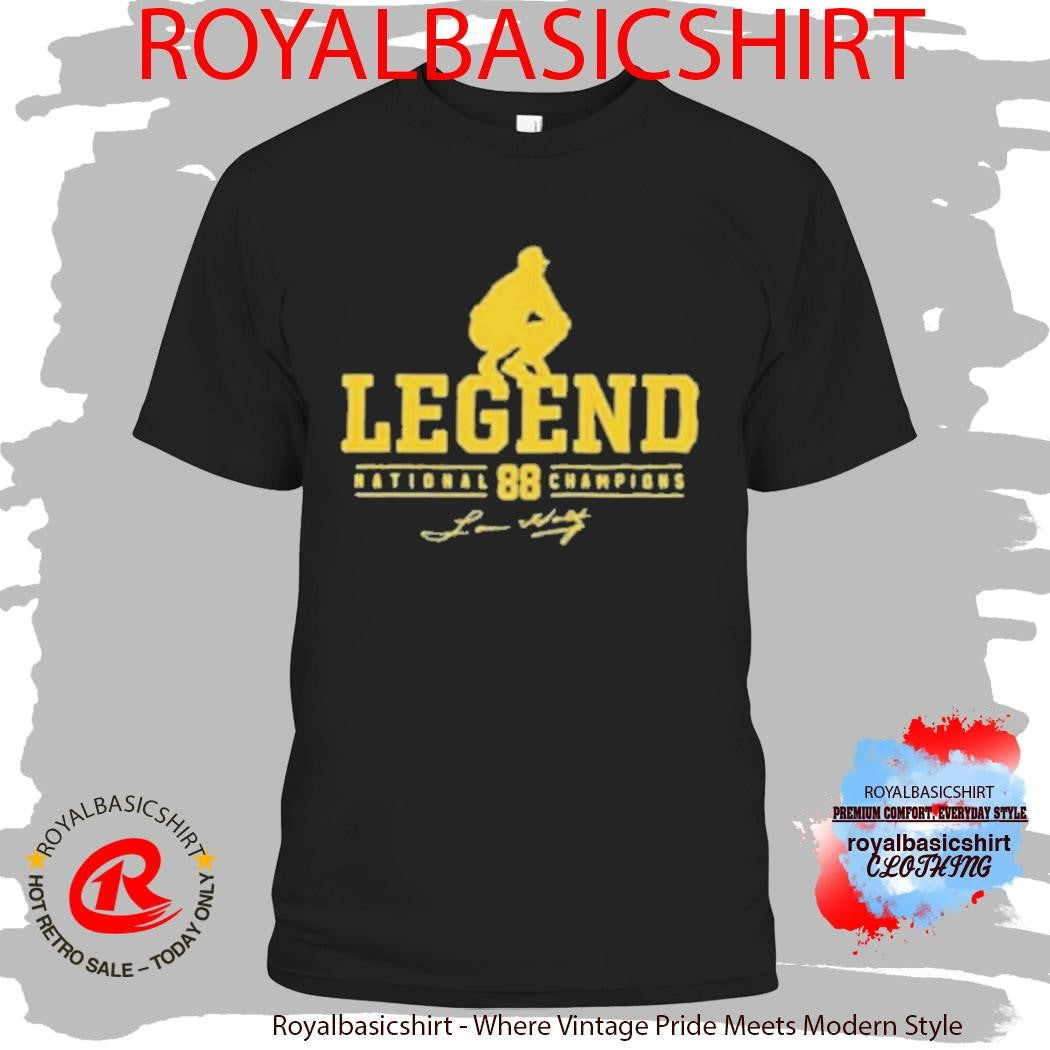Legend Lou Holtz Notre Dame 1988 National Champions Shirt