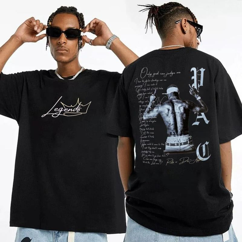 Legends 2pac Shirt 2pac Hip Hop Rapper Only God Can Judge Me All Eyez Short Sleeve T-Shirts, Hoodie, Sweatshirt