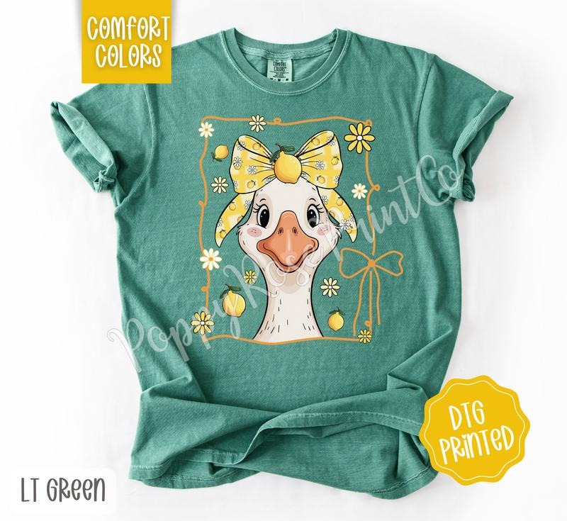 Lemon Goose Shirt Comfort Colors, Cute Summer Tshirt,  Trendy Women's Tee, Gift for Her Hoodie, Sweatshirt