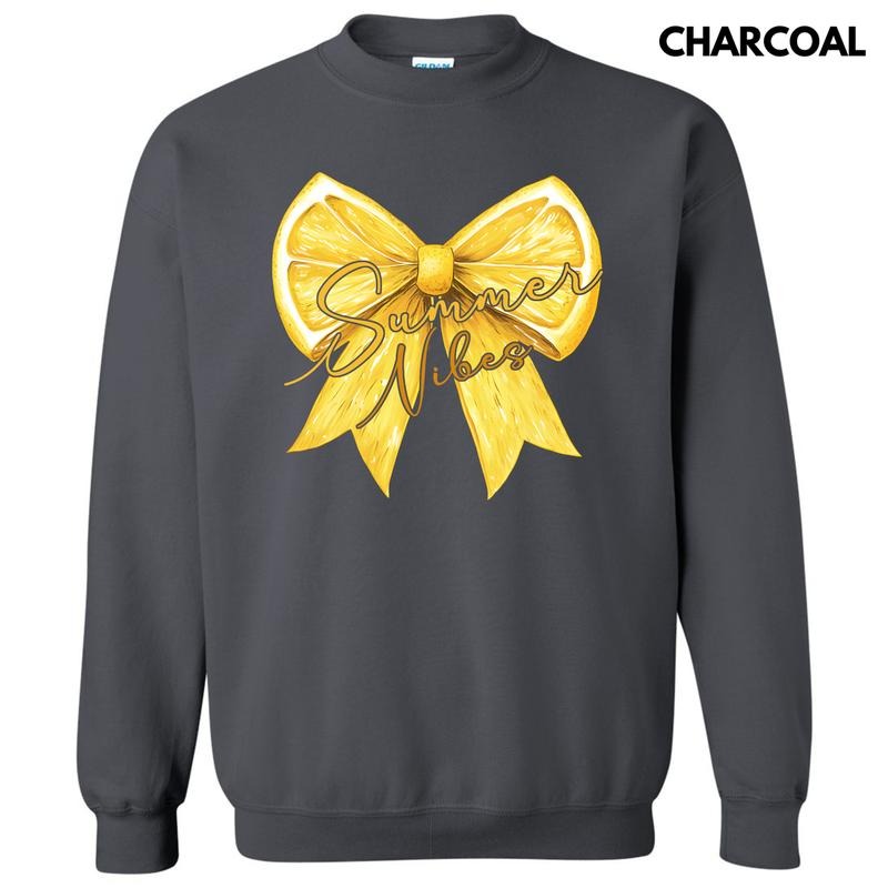 Lemon Summer Bow Sweatshirt 'NLB' Shirt Hoodie | PrintMintTees.com