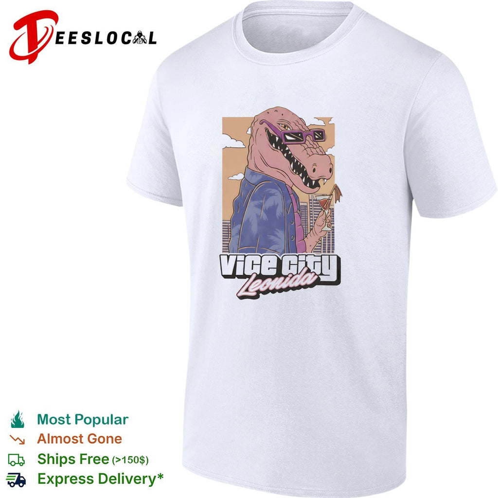 Leonida alligator smoking Vice City shirt