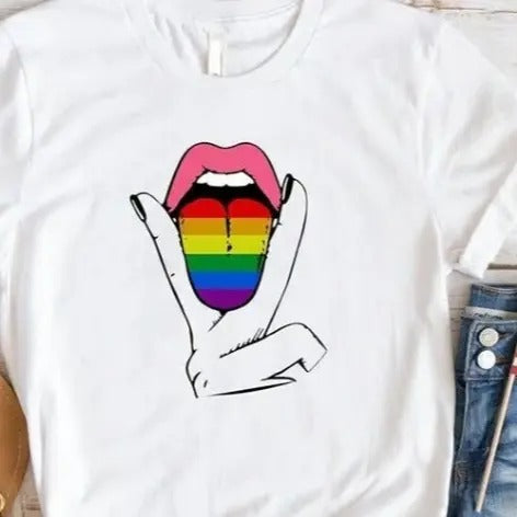 Lesbian Pride Shirt, Lesbian Shirt, Lesbian T Shirt, LGBT Shirt, Pride Shirt Top Womenswear Hoodie Sweatshirt