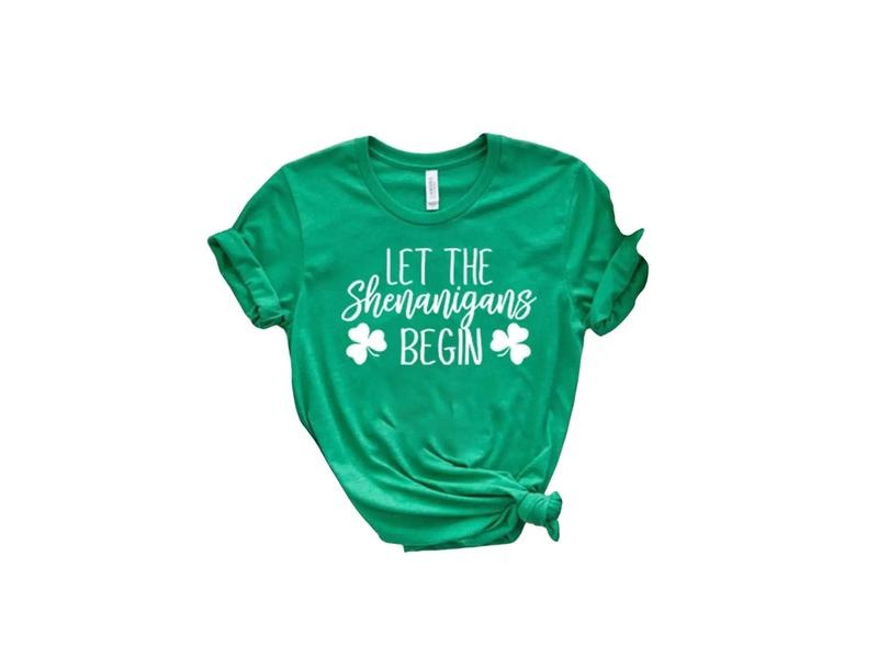 Let The Shenanigans Begin Shirt, St Patricks Day Party Shirt, Funny St Paddys Shirt , Green Beer Shirt, Gift For Family...