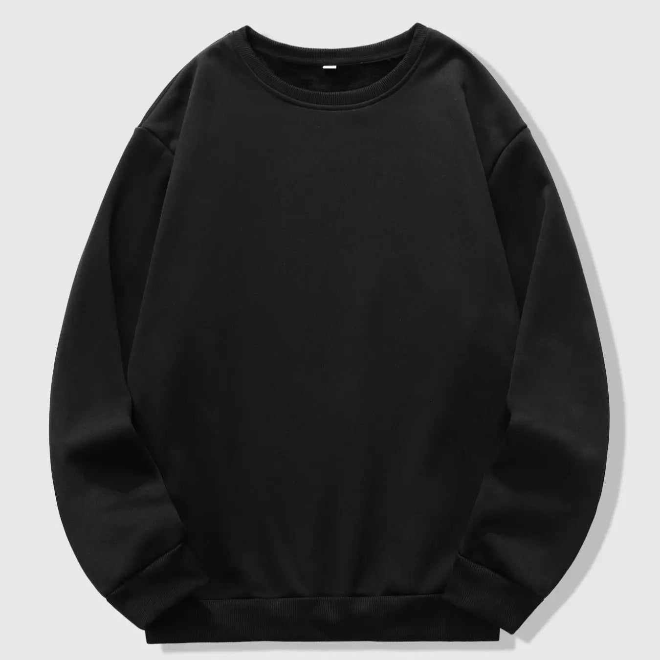 Women's Plain/Letter Print Crew Neck Sweatshirt, Casual Drop Shoulder Long Sleeve Pullover, Women's Fall & Winter Clothes...